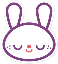 Kawaii Animals Bunny Head