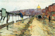 Charles River & Beacon Hill by Hassam