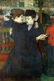 Dancing a Valse by Toulouse Lautrec