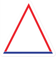 Isosceles Triangle Wall Graphic