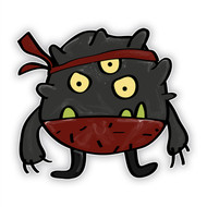 Doodle Jump Ninja: Three Eyed Monster