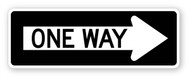 One Way Right Wall Graphic