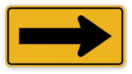 Right Arrow Sign Wall Graphic