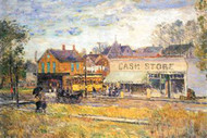 End of the Tram, Oak Park, Illinois by Hassam