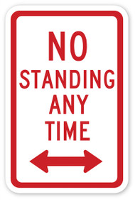 No Standing At Any Time Wall Graphic
