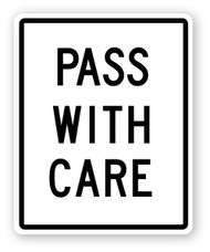 Pass With Care Wall Graphic