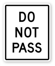 Do Not Pass Wall Graphic
