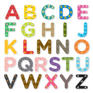 PaddleDuck Learning Special Alphabet Set (Uppercase Colors)