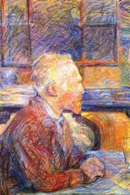 Portrait of Van Gogh by Toulouse Lautrec