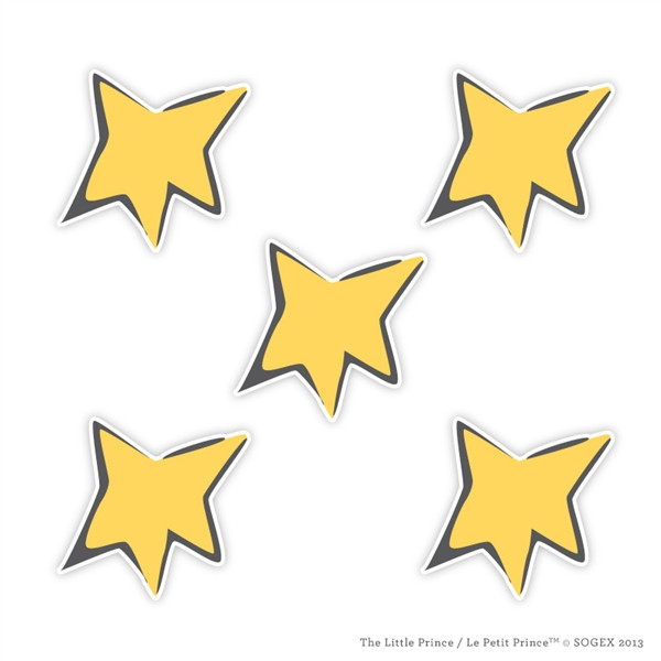 The Little Prince Wall Stars (Set of 5) - Walls 360