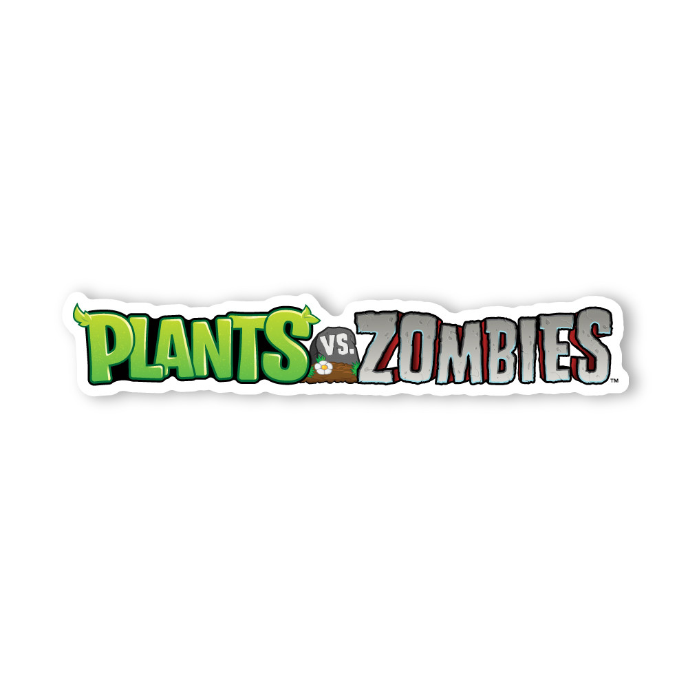 Plants Vs Zombies Horizontal Logo Walls 360