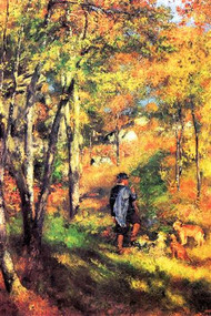 Jules Le Coeur And His Dogs by Renoir