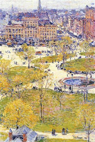 Union Square in Spring by Hassam
