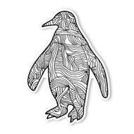 Begsonland Penguin Doodle Decal