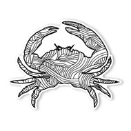 Begsonland Crab Doodle Decal