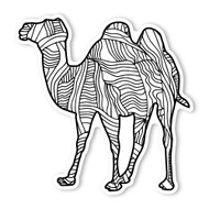 Begsonland Camel Doodle Decal
