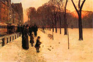 Boston in Everyday Twilight by Hassam