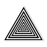 Begsonland Optical Triangle Doodle Decal