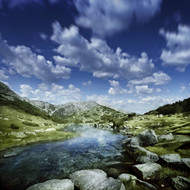 Small Stream In The Mountains Of Pirin National Park Bansko Bulgaria