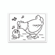 Crayola Coloring Wall Graphic: Mommy and Me General Chickens