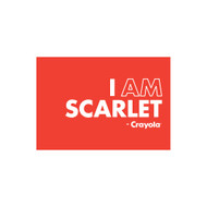 Crayola Colors Wall Graphic: I AM Scarlet