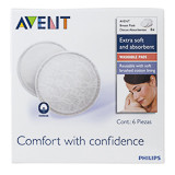 Avent 6 pack Washable Breast Pads