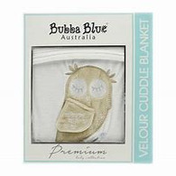 Bubba Blue Cotton Velour Cot/bassinet Blanket