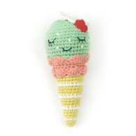 Weegoamigo  Crochet Rattle - Icy Icedream 