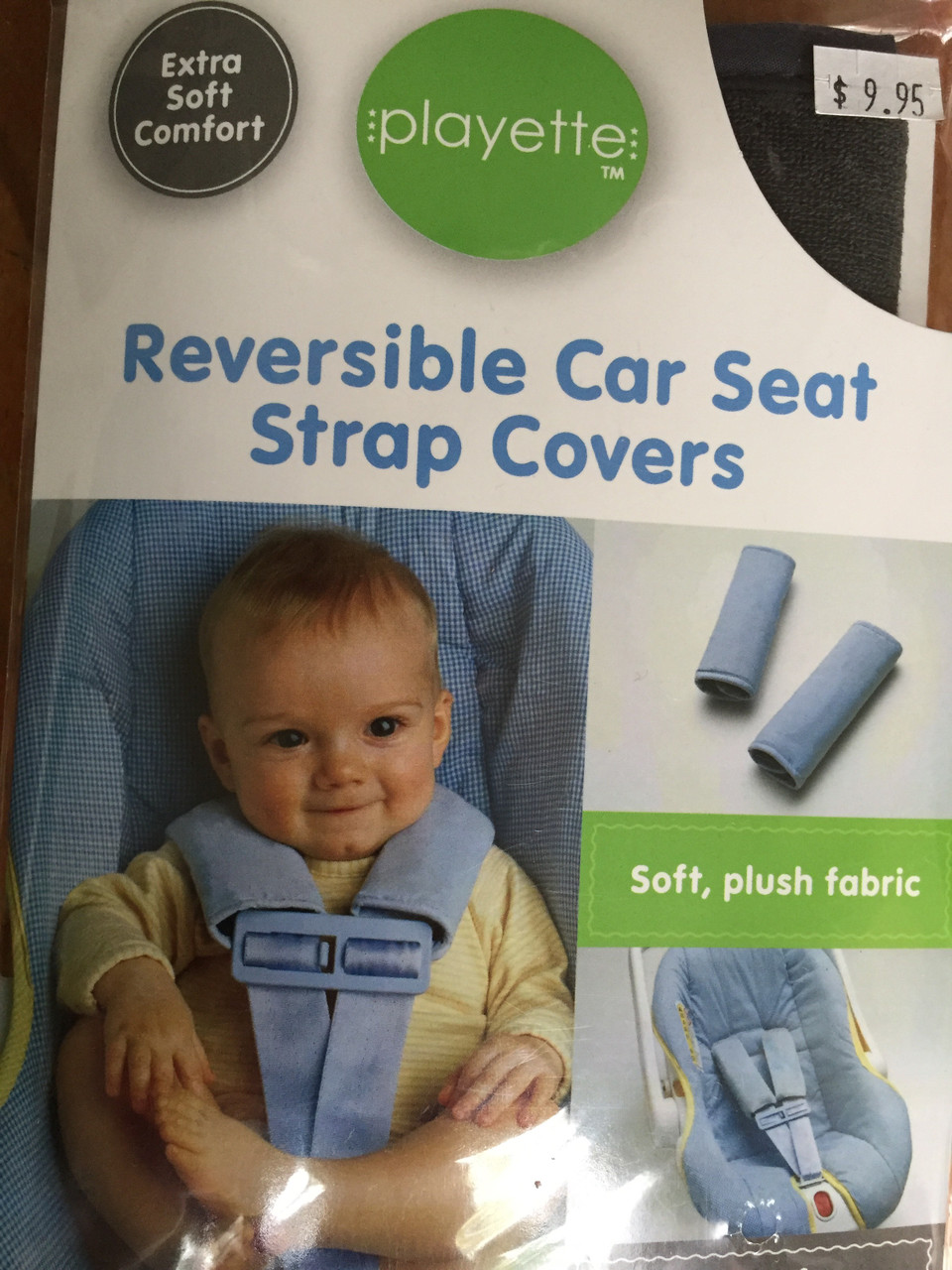 Car seat strap covers safety clearance