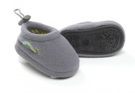 Playette Baby Slipper - Grey with inch worm 