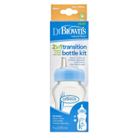 Dr Brown's 2in1 Narrow Neck 250ml Options Bottle - TRANSITION KIT