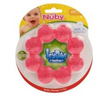 nuby strawberry teether