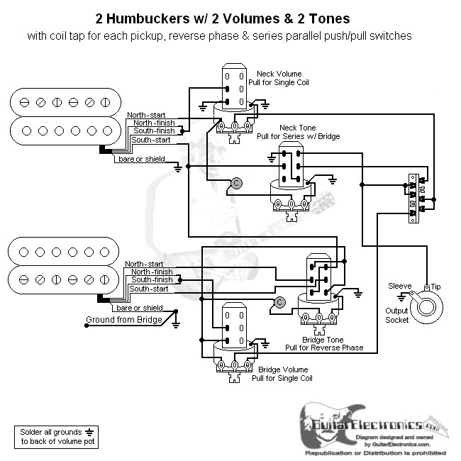 2 Hbs 3 1 Vol 2 Tones Coil Tap U0026 Series Parallel