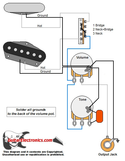 Tele Style Guitar Wiring Diagram 4 way switch wiring diagram fender tele 