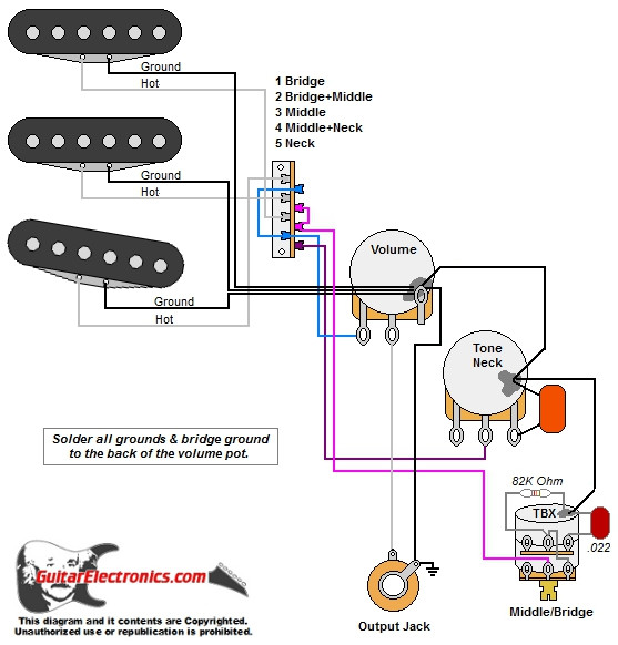 Strat w/ TBX Tone Control fender 52 hot rod telecaster wiring diagram 