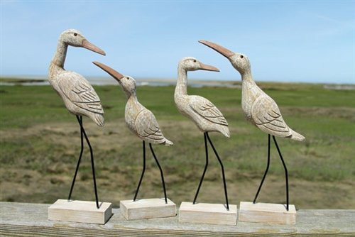 New Seagull on Buoy Float~Tropical Seashore Bird ~ Nautical Decor ~ 3/" X 15/"