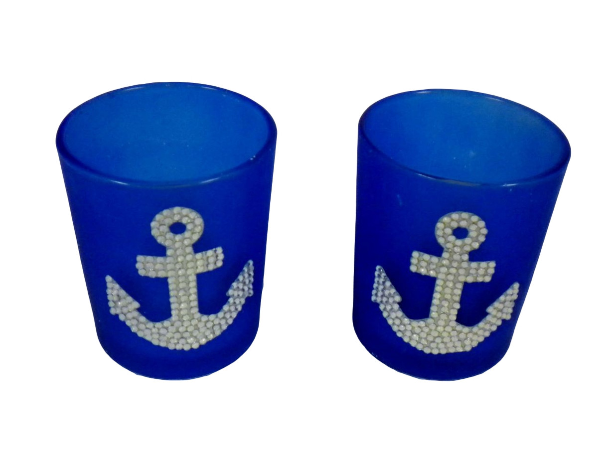 Candle Holders With Anchor 14172