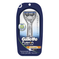 The Fusion ProGlide Silvertouch Power's on-board battery delivers soothing Micropulses, which help reduce friction and increase razor glide, helping the razor move effortlessly so you'll barely feel the blades. A Blade Stabilizer maintains optimal blade spacing for comfort, enabling the blades to adjust to the contours of your face. A Streamlined Comfort Guard channels excess shave prep to produce optimal blade contact, stretching the skin for a close, comfortable shave. And ProGlide's Enhanced Lubrastrip is infused with mineral oil and lubricating polymers that allow the razor to move smoothly over skin, even on repeat strokes.