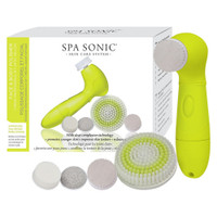 Spa Sonic Skin Care System Face and Body Polisher Professional Kit, Optic Yellow