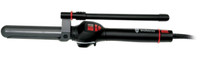 Solano SmoothCurl Marcel Professional Curling Iron, 1" The Solano Marcel has a versatile wand that adjusts left-to-right for easy styling, no matter which hand you use. Locking/rotating handle and wand make curling easier. Smooth glide barrel does not pull or snag hair, ensuring a flawless finish. Digital controls for precise temperature; steady when ready indicator light. Instant heat up to 450F. Perfectly balanced non-slip stand prevents iron from sliding or tipping over. Smooth touch handle for maximum control and comfort.