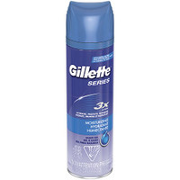 Soap and water just aren't what you need for a clean shave. A good shaving cream gets the job done. With Gillette Moisturizing Shave Gel, you can achieve the clean-shaven look you want without the nicks, cuts and bumps. The thick foam gives you a comfortable shave and leaves your skin feeling soft and smooth. This bottle comes with seven ounces.

Features & Benefits:

Formulated with glycerin
Hydrate & moisturize skin
With cocoa butter
Three effective lubricants enhance razor glide
Protect skin against nicks, redness and tightness