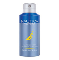 Nautica Voyage For Men All Over Body Spray, 4 oz