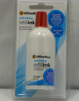 OfficeMax Refill Ink for Stamp Pads, Red, 2 fl. oz.