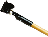 180 deg swivel action or rigid position and spring clip
Made of wood
For Use With Swivel Snap Dust Mop