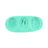 Silicone Mould Floral Birds