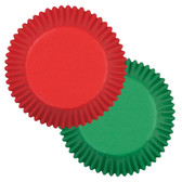 Wilton Red and Green Standard Baking Cups