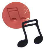 Fondant and Gum Paste Mold Music Note MN30