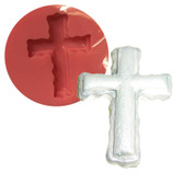 Fondant and Gum Paste Mold Rugged Cross RC40