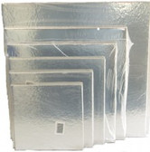 CAKEBOARD Square Silver STD 8" - 3PK