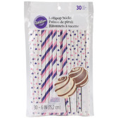 Colored Lollipop Sticks Pink/Purple